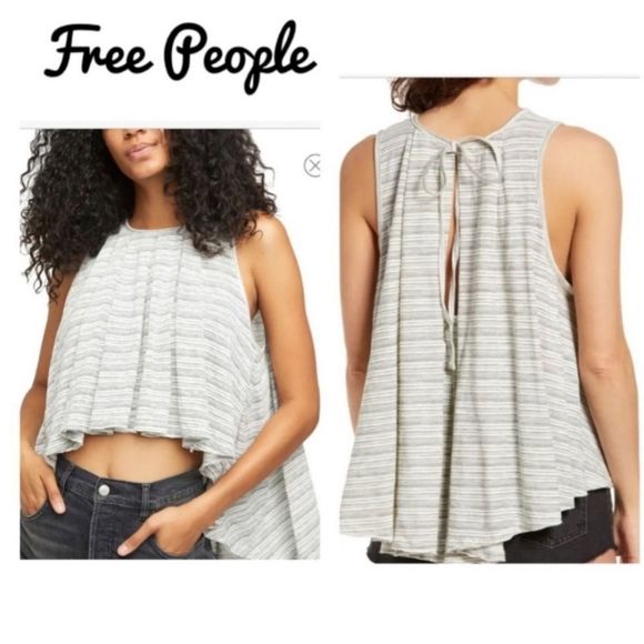 NEW FREE PEOPLE HIGH LOW TANK SIZE XS - Picture 1 of 6